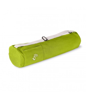 sac à tapis de yoga vert bambou coton bio